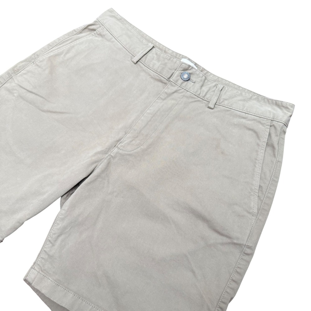 Flint and Tinder 365 Shorts Mens 33 Tan Khaki Chino Cotton Stretch Casual 7"